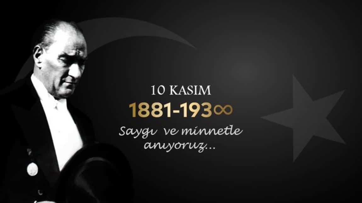 10 Kasım Atatürk'ü Anma Töreni